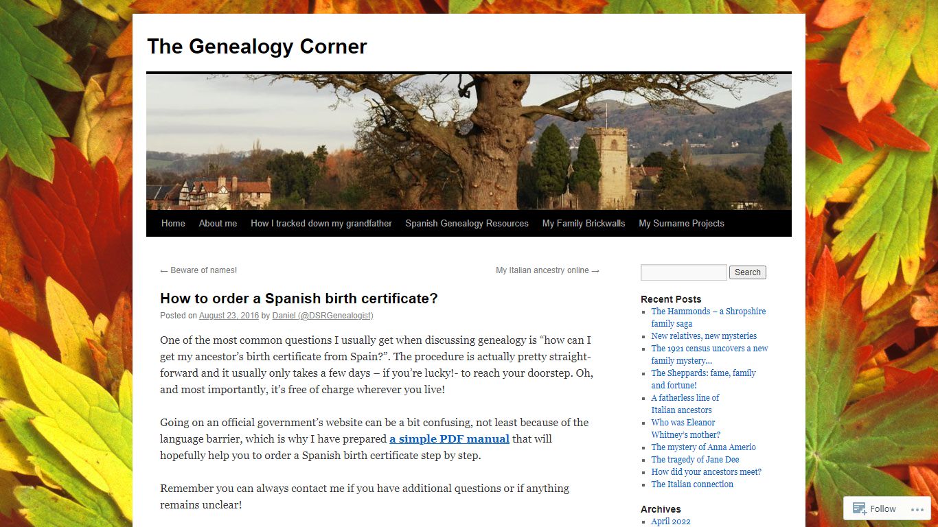 How to order a Spanish birth certificate? | The Genealogy Corner